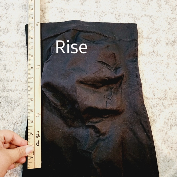 BLANQI EVERYDAY Black Maternity Belly Support Seam Free Smoothing Leggings S - Picture 7 of 10